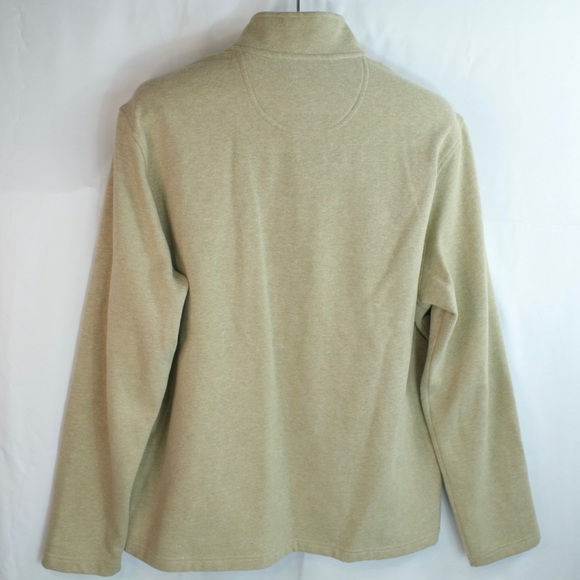 G.H. Bass & Co. Tan Longsleeve Pullover Sweater Mens Size Medium - Picture 3 of 4